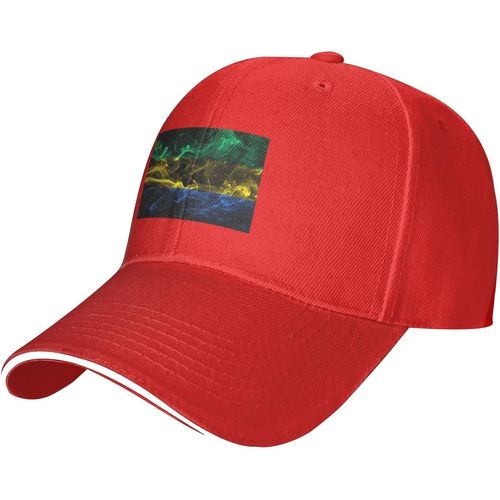 Casquette De Baseball Réglable Avec Drapeau De Fumée Du Gabon, Chapeau Décontracté En Langue De Canard Pour Hommes Et Femmes