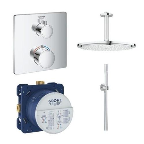 Grohe - GROHE - Mitigeur thermostatique encastrable Grohtherm  - Rose