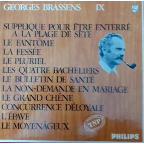 Vinyl Brassens N°9 (Philips Stereo 6325 111)