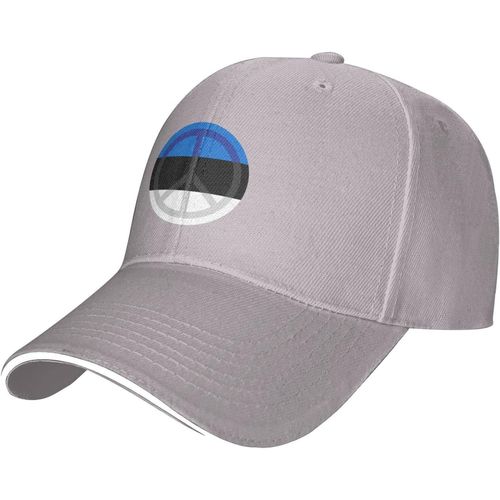 Casquette De Baseball Réglable, J'espère Que L'estonie Sera Toujours Paisible, Pour Hommes Et Femmes, Chapeau Décontracté En Langue De Canard