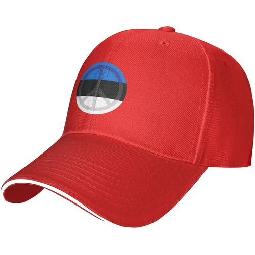 Casquette De Baseball Réglable, J'espère Que L'estonie Sera Toujours Paisible, Pour Hommes Et Femmes, Chapeau Décontracté En Langue De Canard