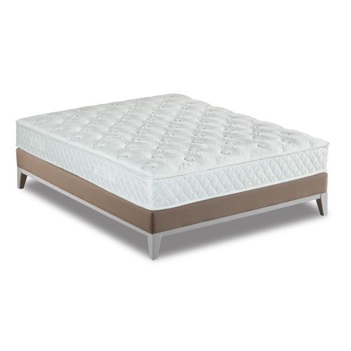 Matelas Excellence A Ressorts Ensaches + Memoire De Forme 80 Kg/M3 - 140x190 Hauteur +/- 25,5 Cm - Accueil Moelleux - Soutien Ferme - 5 Zones De Confort - Hypoallergenique