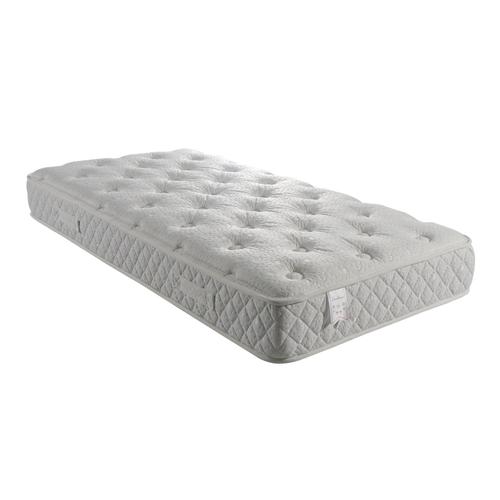 Lot De 2 Matelas Excellence A Ressorts Ensaches + Memoire De Forme 80 Kg/M3 + 2 Aleses 70x190 Hauteur +/- 25,5 Cm - Accueil Moelleux - Soutien Ferme + 2 Oreillers Visco - 5 Zones De Confort - Hypoal