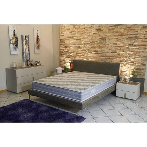 Matelas Tissu Bambou Naturel 180x200 X 24 Cm + Protège Matelas + Oreiller Visco - Confort Ferme - Ame Poli Lattex Haute Densité - Hypoallergénique