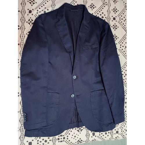 Veste Homme Demi Saison Couleur Bleu Foncé De Marue Celio - Taille M