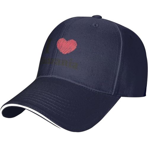Casquette De Baseball Ajustable I Love Tanzanie Pour Hommes Et Femmes, Chapeau Décontracté En Langue De Canard