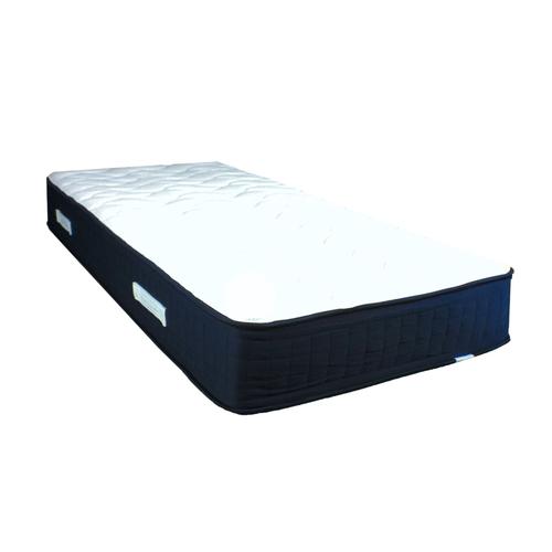 Lot De 2 Matelas Benjamin A Ressorts Ensaches + 3,5 Cm Latex Naturel À 70 % En 75 Kg/M3 - 90x200 Hauteur +/- 30,5 Cm - Accueil Ferme - Soutien Ferme - 5 Zones De Confort - Hypoallergenique