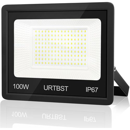 Projecteur Led Extérieur 100w,10000lm Projecteur Led Ip67 Etanche Spot Led Extérieur,7000k Blanc Froid Projecteur Exterieur Led,Projecteur Extérieur Pour Cour,Jardin,Garage,Terrasse