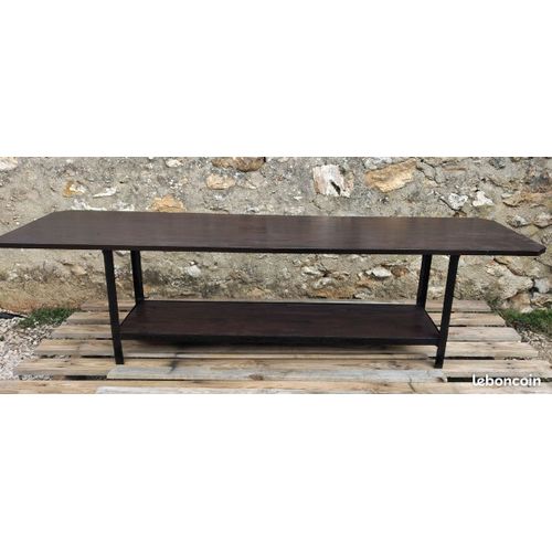 Table Basse Ou Banc Style Industriel .