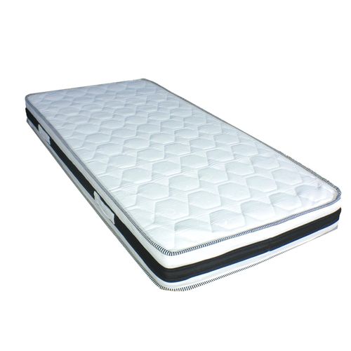 Matelas 90x190 Hauteur 18 Cm + Alèse + Oreiller Visco - Soutien Ferme - Mousse 30 Kg/M3 Hr Dernière Génération - Très Respirant
