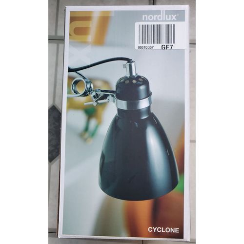 Nordlux - Lampe De Bureau Clipsable Noir & Argent Silver