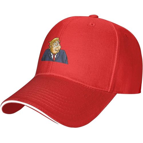 Casquette De Baseball Réglable Avec Expressions Faciales De Donald Trump Pour Hommes Et Femmes, Chapeau Décontracté En Langue De Canard