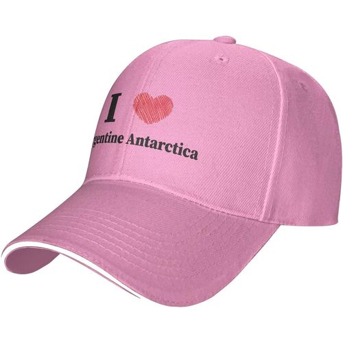 Casquette De Baseball Ajustable I Love Argentine Antarctique Pour Hommes Et Femmes, Chapeau Décontracté En Langue De Canard