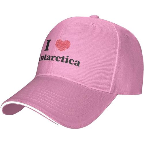 Casquette De Baseball Ajustable I Love Antarctica Pour Hommes Et Femmes, Chapeau Décontracté En Langue De Canard