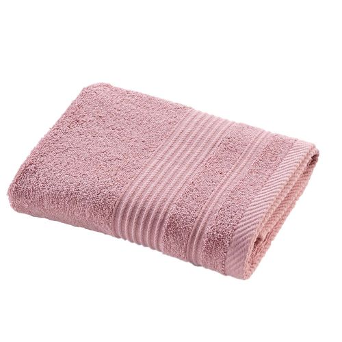 Serviette De Toilette Dayta - Eponge Unie 500 G/M² - 50 X 90 Cm - Bois De Rose