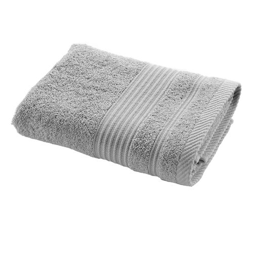 Serviette De Toilette Dayta - Eponge Unie 500 G/M² - 50 X 90 Cm - Gris Perle