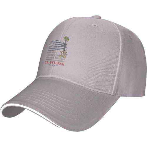 Casquette De Baseball Pour Hommes Et Femmes, Chapeau En Langue De Canard, À La Mode, Je Me Suis Sacrifié, Je Ne Regrette Rien, Je Suis Un Vétéran Américain