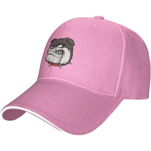 Casquette De Baseball Bouledogue En Colère Réglable Pour Hommes Et Femmes, Chapeau Décontracté En Langue De Canard, À La Mode