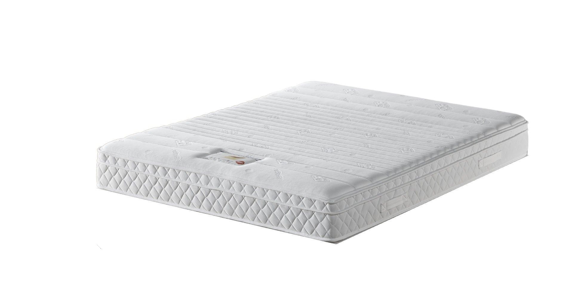 Matelas Memoryplus A Ressorts + 3 Cm Latex Naturel À 70 % En 75 Kg/M3 - 90x200 Hauteur +/- 22 Cm - Accueil Ferme - Soutien Ferme + Oreiller Visco - 5 Zones De Confort - Hypoallergenique