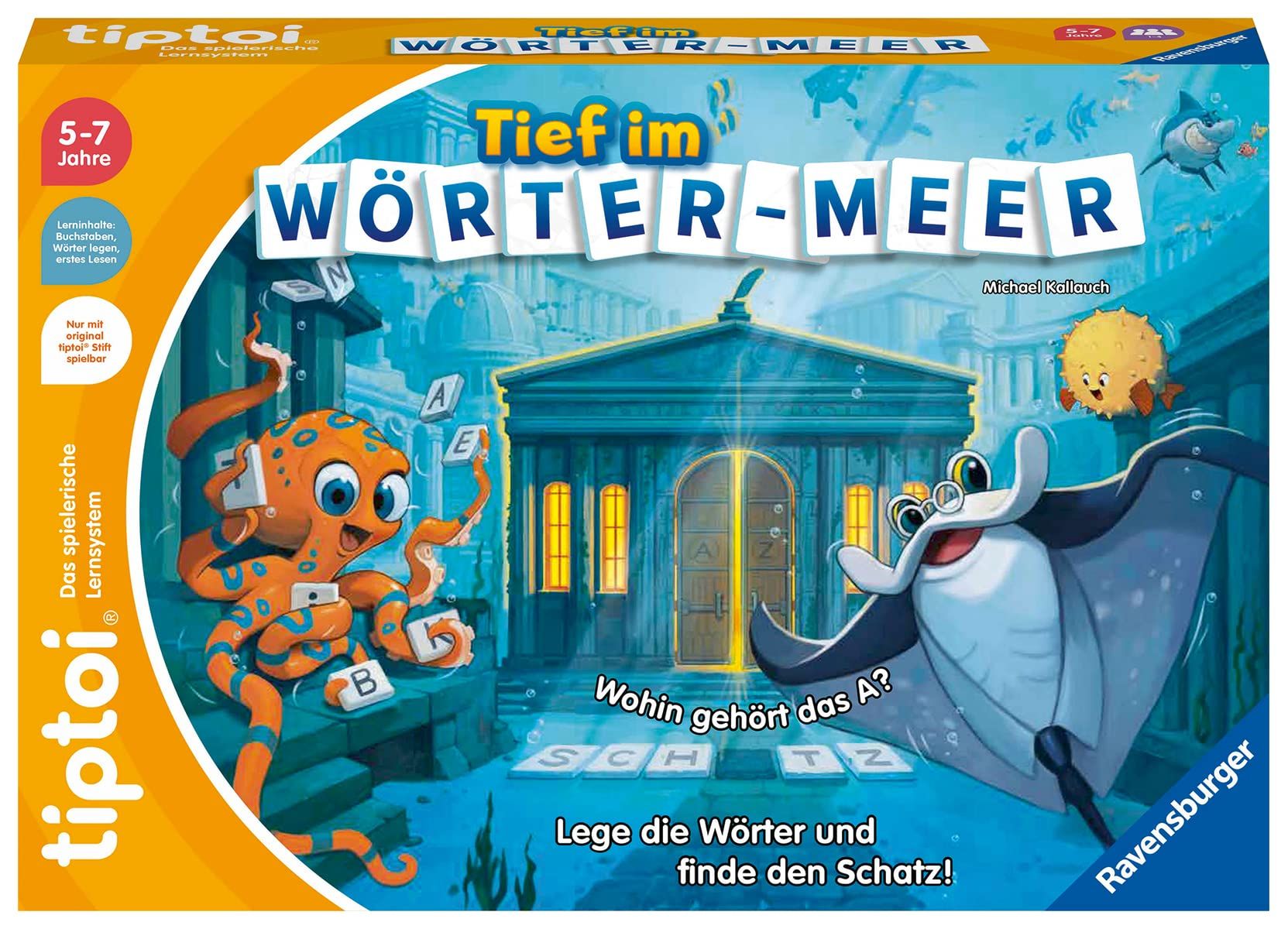 Tiptoi Tief Im Wörter-Meer 20 Min Jeu De Société Education