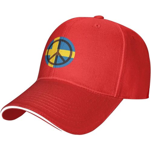 Casquette De Baseball Réglable, J'espère Que La Suède Sera Toujours Pacifique, Pour Hommes Et Femmes, Chapeau Décontracté En Langue De Canard, À La Mode