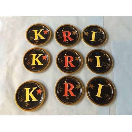 9 Sous Verres / Sous Bocks Kriter Pour Collection - Neufs