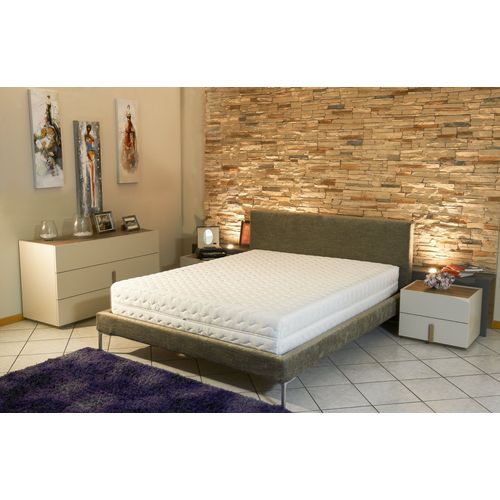 Natural Latex Naturel 80 Kg/M3 Matelas Dehoussable - 21 Cm - Ferme + Protège Matelas Offert - 90x190