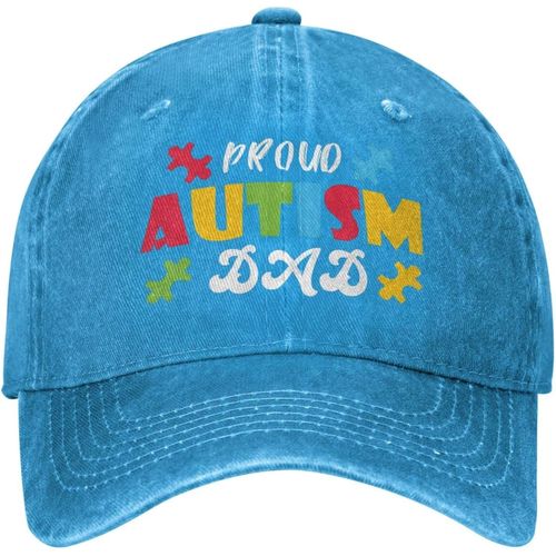 Chapeau De Sensibilisation À L'autisme, Casquette Fière De Papa Autisme Pour Hommes, Chapeaux Cool