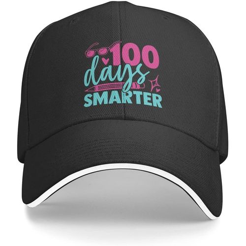 Casquette De Retour À L'école 100 Jours, Casquette Plus Intelligente, Casquettes De Baseball Pour Femmes Avec Chapeaux Design