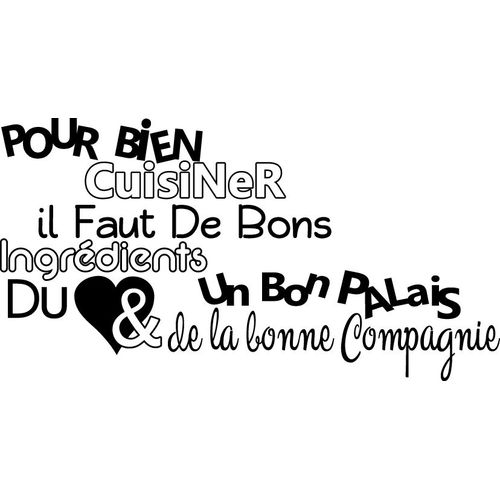 Sticker mural décoratif cuisine