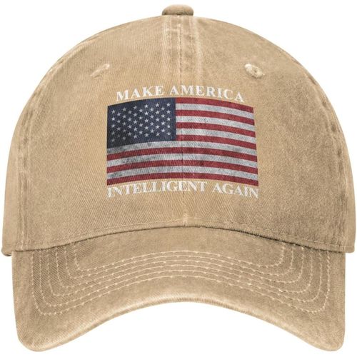 Casquette Trump 2024 Pour Rendre L'amérique Intelligente À Nouveau, Casquette De Baseball Pour Femmes, Casquette Graphique