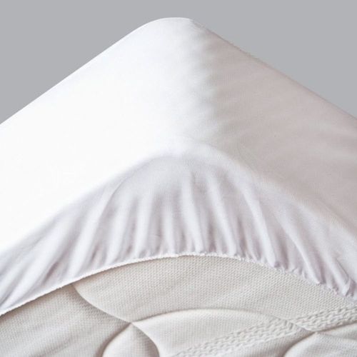 Oreiller Mémoire De Forme 60 Kg/M3 60x60 + Protège Matelas 160x200 Imperméable - Anallergique - Pour Matelas De 13 À 35 Cm De Hauteur - Absorbant Et Respirant - Barrière Anti-Acariens