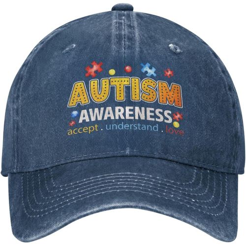 Chapeau De Sensibilisation À L'autisme, Chapeau Pour Les Jours De Sensibilisation À L'autisme, Accepter Comprendre L'amour, Casquette De Baseball Pour Femmes, Casquette Cool