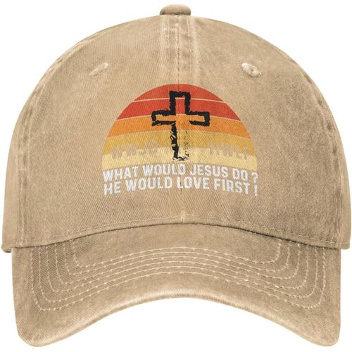Casquette De Chapeau De Jésus Que Ferait Jésus ? Casquette De Baseball Pour Femme Avec Casquettes Design