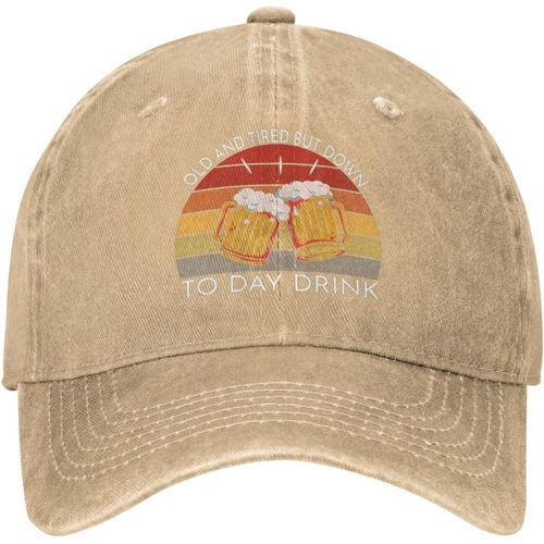 Chapeau D'amant De Bière, Casquette De Baseball Pour Femmes, Vieux Et Fatigué, Mais Jusqu'au Jour, Chapeau Cool