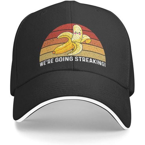 Casquette Banane Drôle, Chapeau À Rayures, Chapeau De Baseball Pour Femmes, Casquettes À La Mode