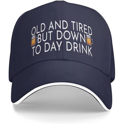 Chapeau D'amateur De Bière, Vieux Et Fatigué, Mais Jusqu'au Jour, Chapeau De Boisson Pour Femmes, Chapeaux De Papa, Casquettes Mignonnes