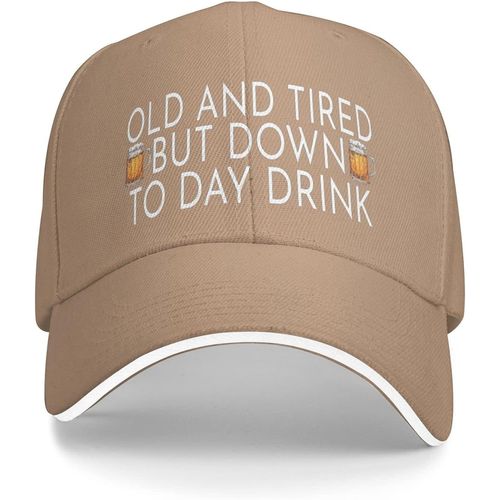 Chapeau D'amateur De Bière, Vieux Et Fatigué, Mais Jusqu'au Jour, Chapeau De Boisson Pour Femmes, Chapeaux De Papa, Casquettes Mignonnes