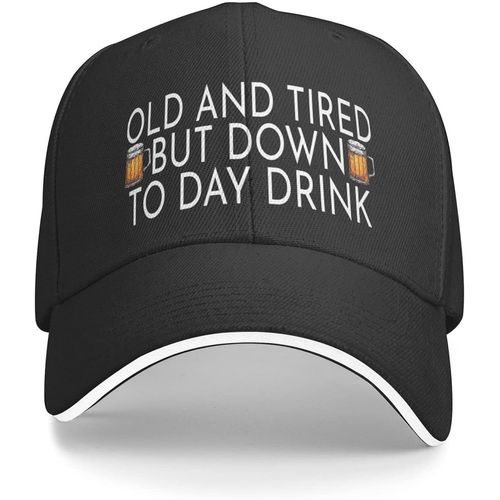 Chapeau D'amateur De Bière, Vieux Et Fatigué, Mais Jusqu'au Jour, Chapeau De Boisson Pour Femmes, Chapeaux De Papa, Casquettes Mignonnes