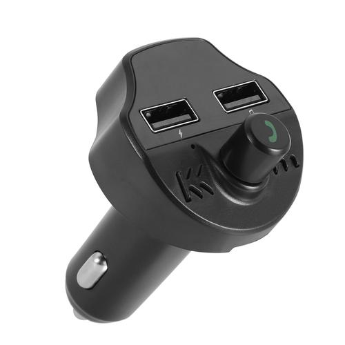 Car Fm Transmitter, Bluetooth 5.0 Dual Usb Smart Chip Hands Free