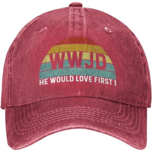 Chapeau De Jésus Chapeau Il Aimerait D'abord ! Casquette De Baseball Pour Hommes, Casquette Drôle