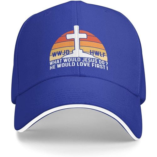 Casquette De Chapeau De Jésus Que Ferait Jésus ? Chapeau Pour Femmes Casquettes De Baseball Casquettes Mignonnes