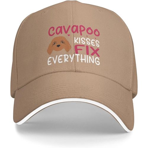 Chapeau D'amoureux Des Chiens, Chapeau Cavapoo Kisses, Répare Tout, Casquette De Baseball Pour Femmes, Chapeau Tendance