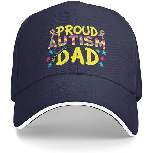 Chapeau De Sensibilisation À L'autisme, Casquette Fière De Papa Autisme, Chapeau De Baseball Pour Femmes, Chapeau Graphique