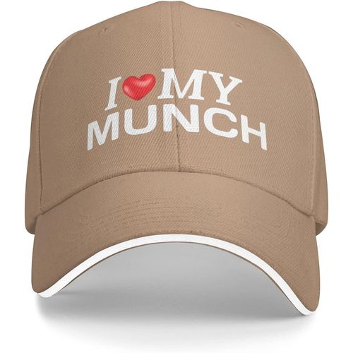 Chapeau Chapeau I Love My Munch, Casquette Pour Femmes, Chapeau De Papa, Casquette Vintage