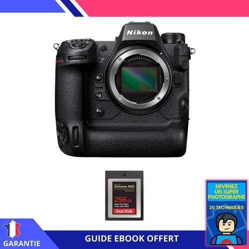 Nikon Z9 Nu + 1 SanDisk 256GB Extreme PRO CFexpress Type B + Ebook 'Devenez Un Super Photographe' - Hybride Nikon