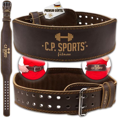 Ceinture D'entraînement En Cuir Pour L'haltérophilie - Marron Ou Noir Dans La Taille Souhaitée