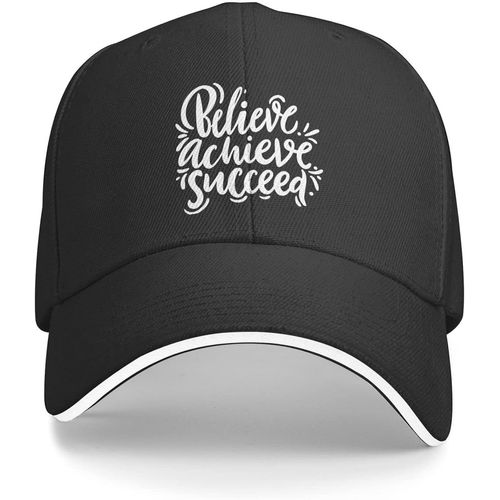 Believe Achieves Succeed Chapeau Chapeau Believe Achieves Succeed Casquette Pour Femmes Papa Chapeaux Casquette Vintage