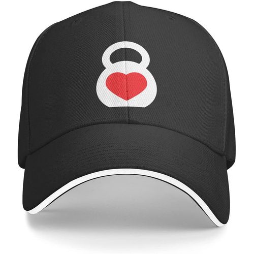 Kettlebell Lovers Chapeau Chapeau Coeur Kettlebell Chapeau Femmes Baseball Chapeau Vintage Chapeau