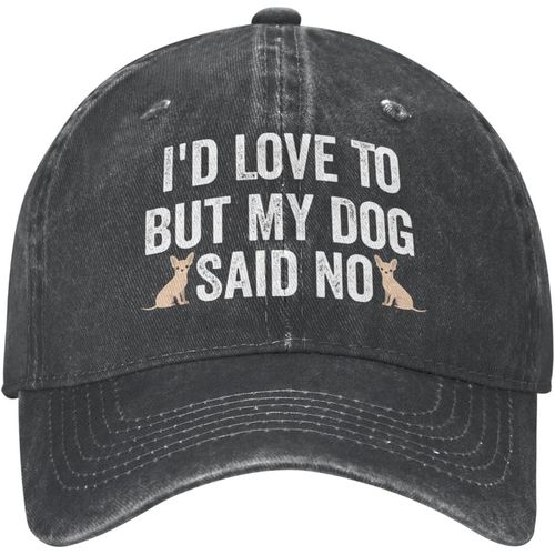 Casquette De Chapeau D'amoureux De Chien, J'aimerais Mais Mon Chien N'a Pas Dit De Casquette, Chapeaux De Baseball Pour Femmes Avec Chapeau Design